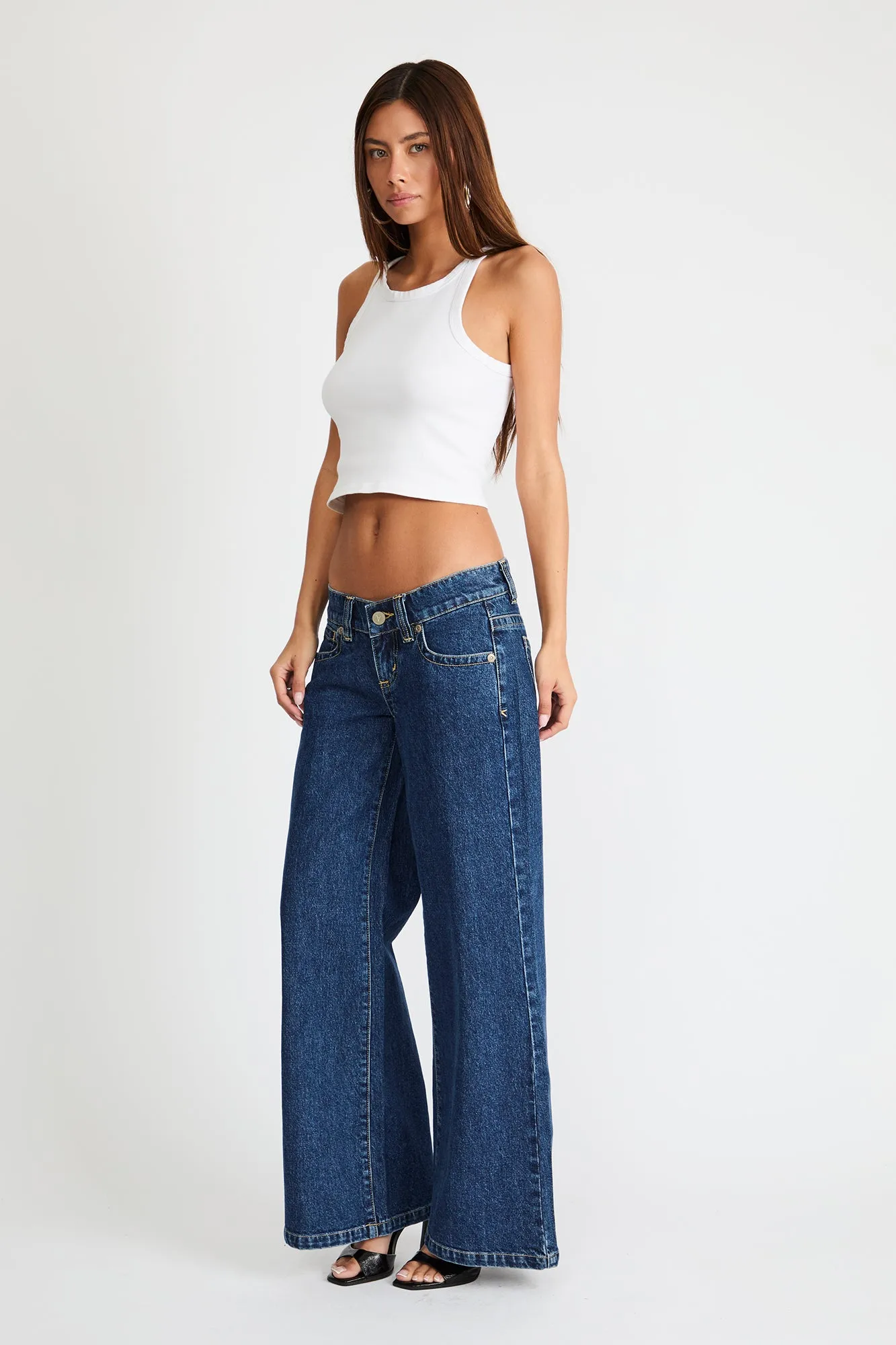 00 Wide Tara Blue Denim - Image 4