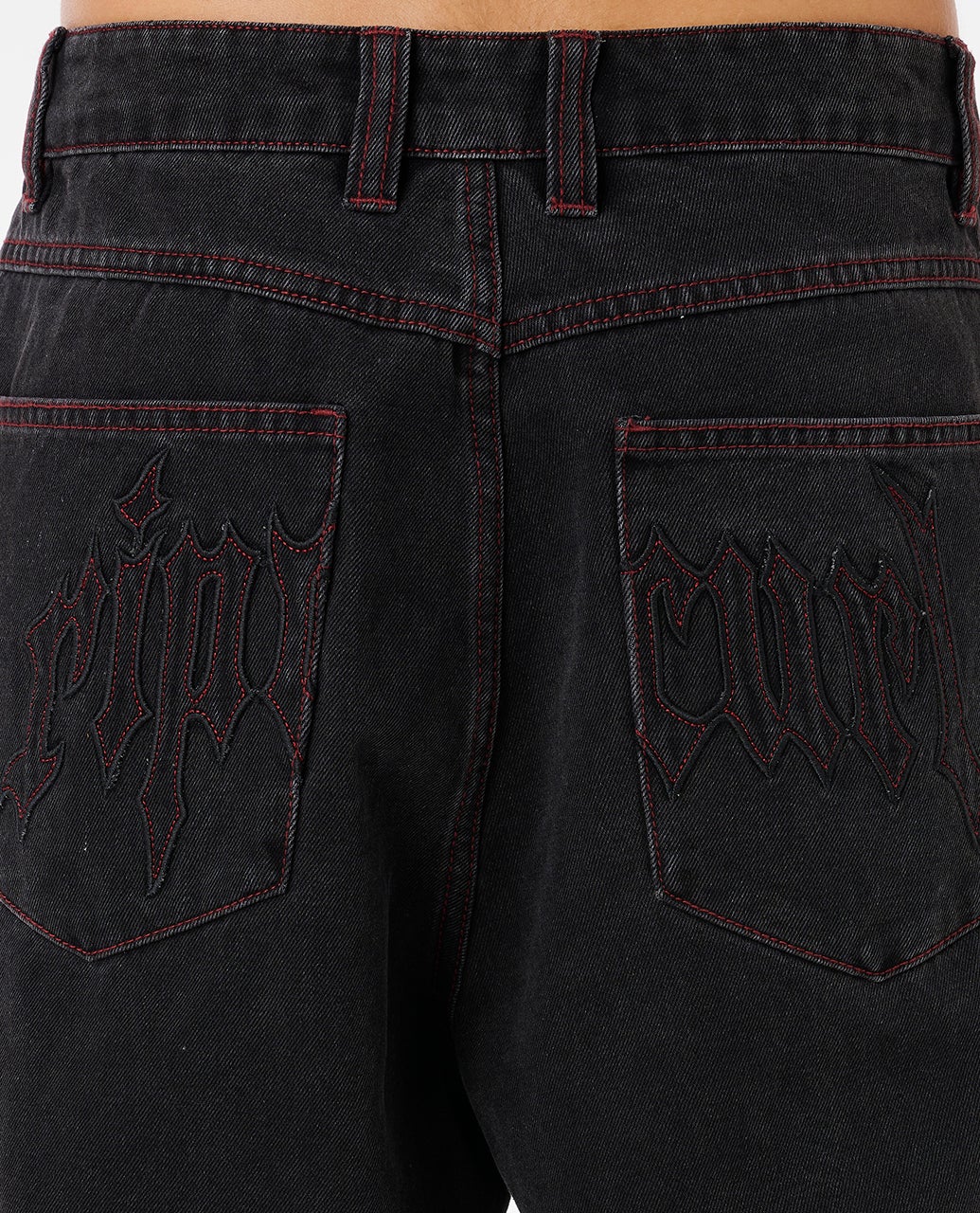 Archive Goth Denim Walkshort - Image 3