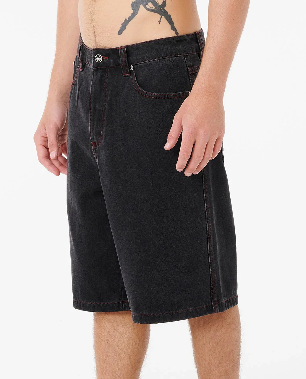 Archive Goth Denim Walkshort - Image 4