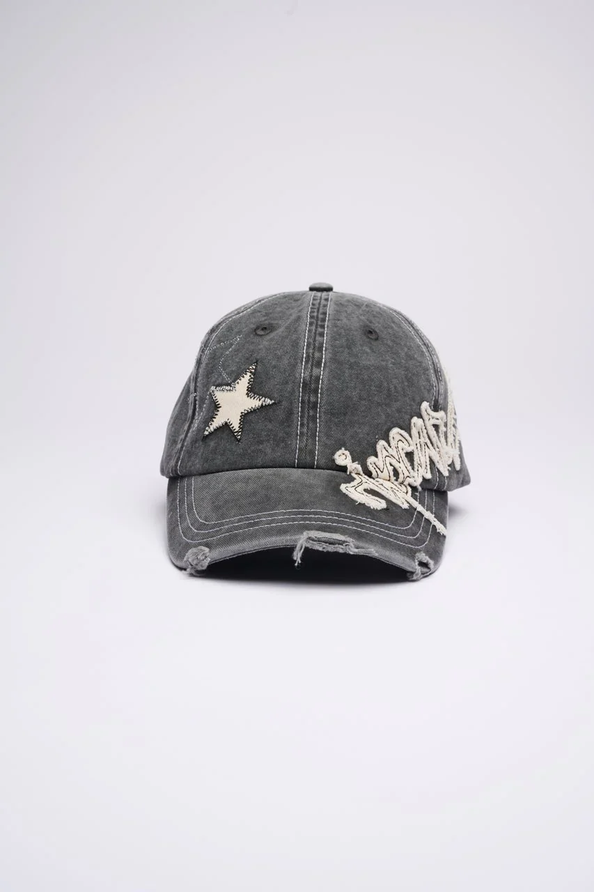 Archive Script Distressed Cap - Image 2