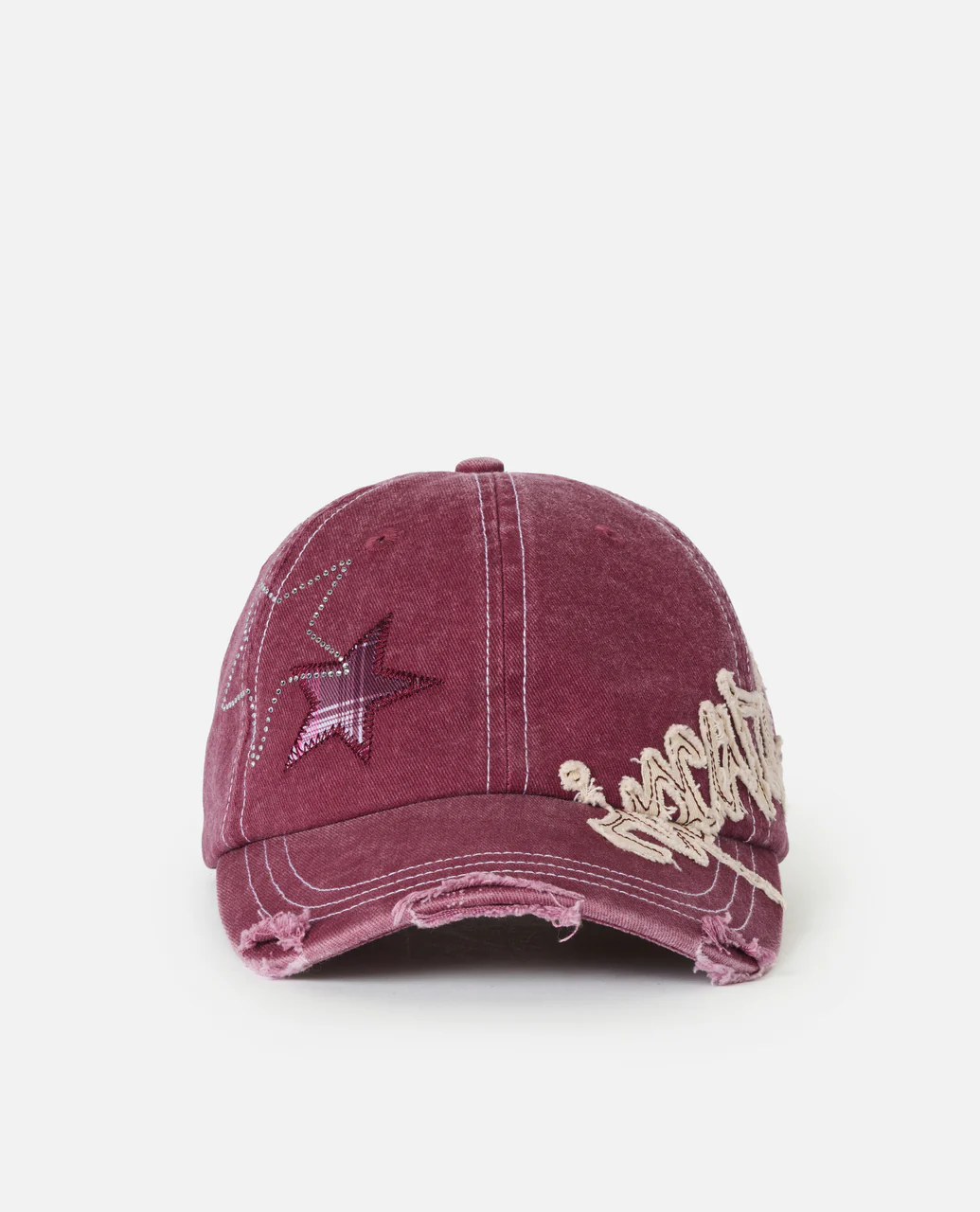Archive Script Distressed Cap - Image 3