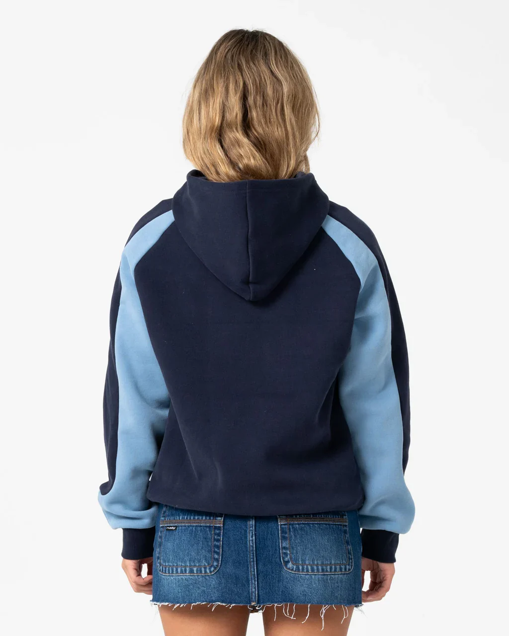 Black Spliced Oversized Hood - Image 3