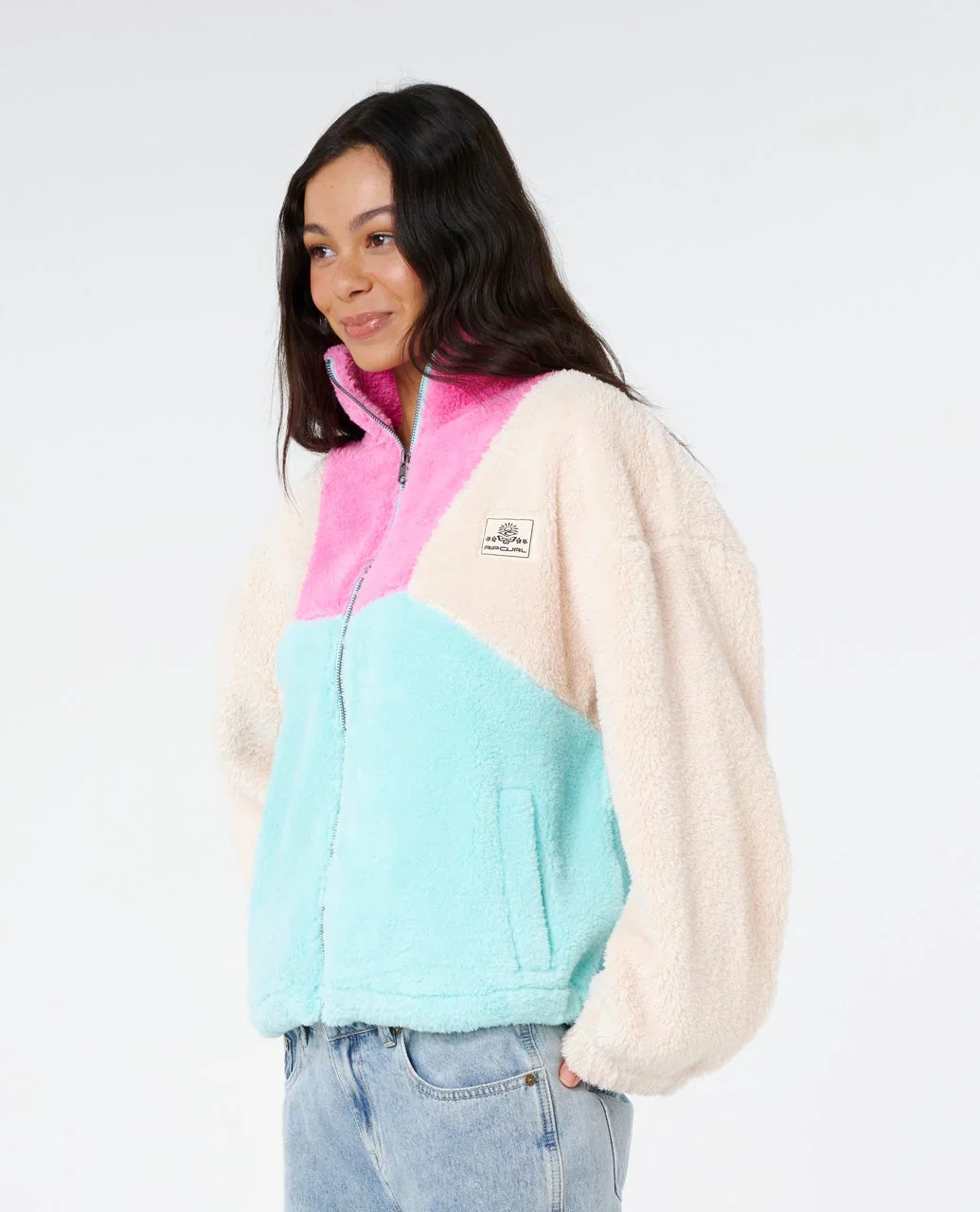 Block Party Zip Through Polar Fleece - Image 3