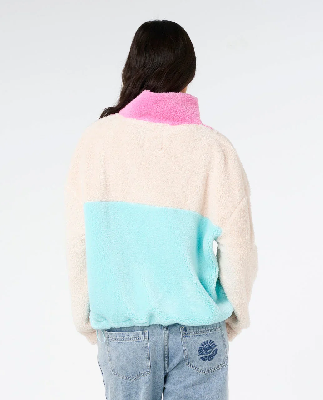 Block Party Zip Through Polar Fleece - Image 4