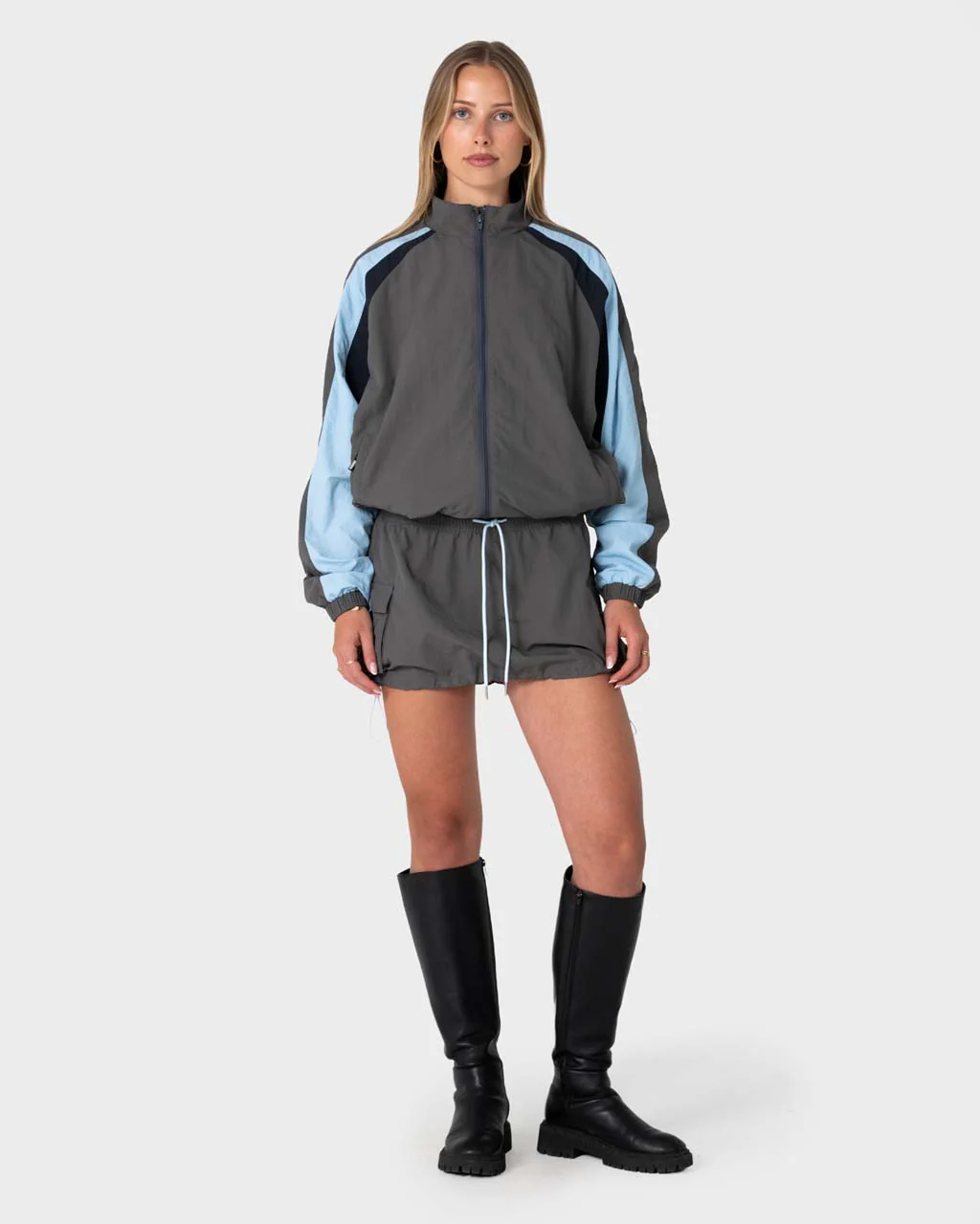 Breezy Wind Cheater Zip Through Jacket - Image 3