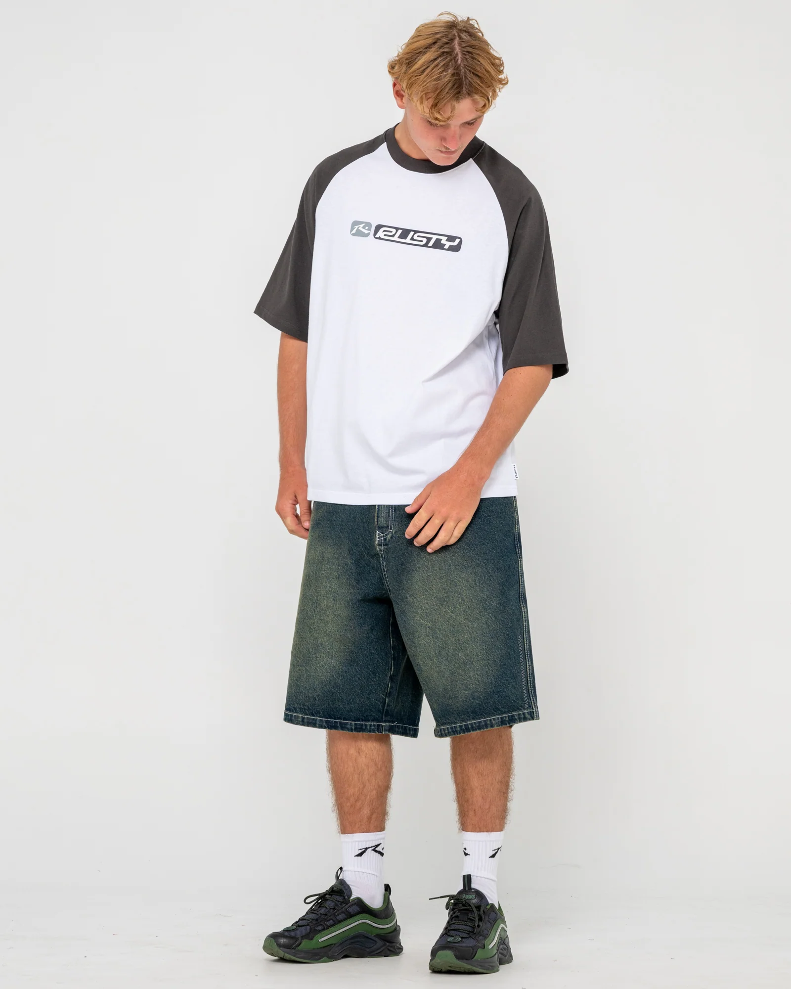 Bubble Raglan Short Sleeve Tee - Image 6