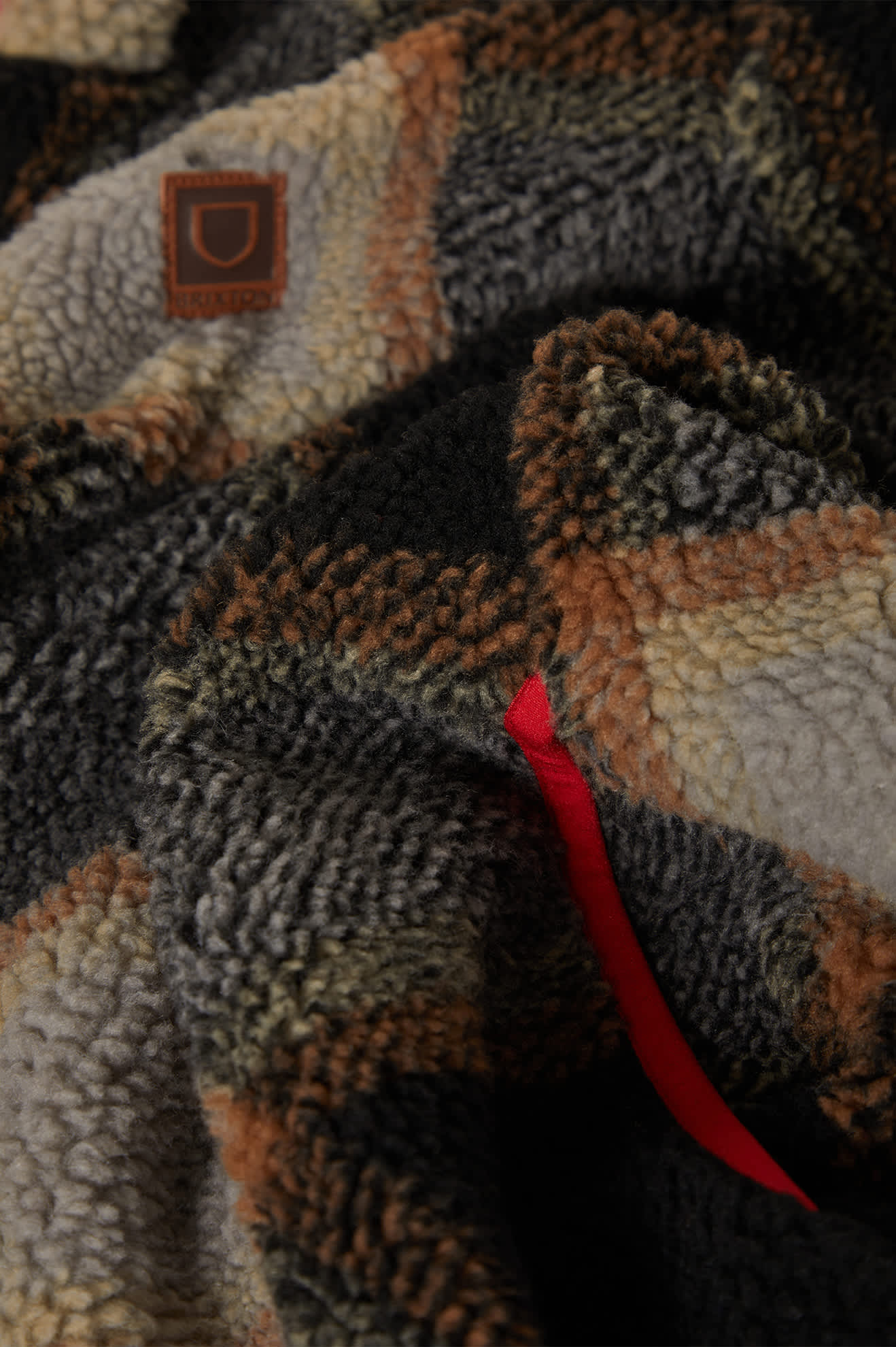 Buffalo Plaid Sherpa Zip Jacket - Image 5