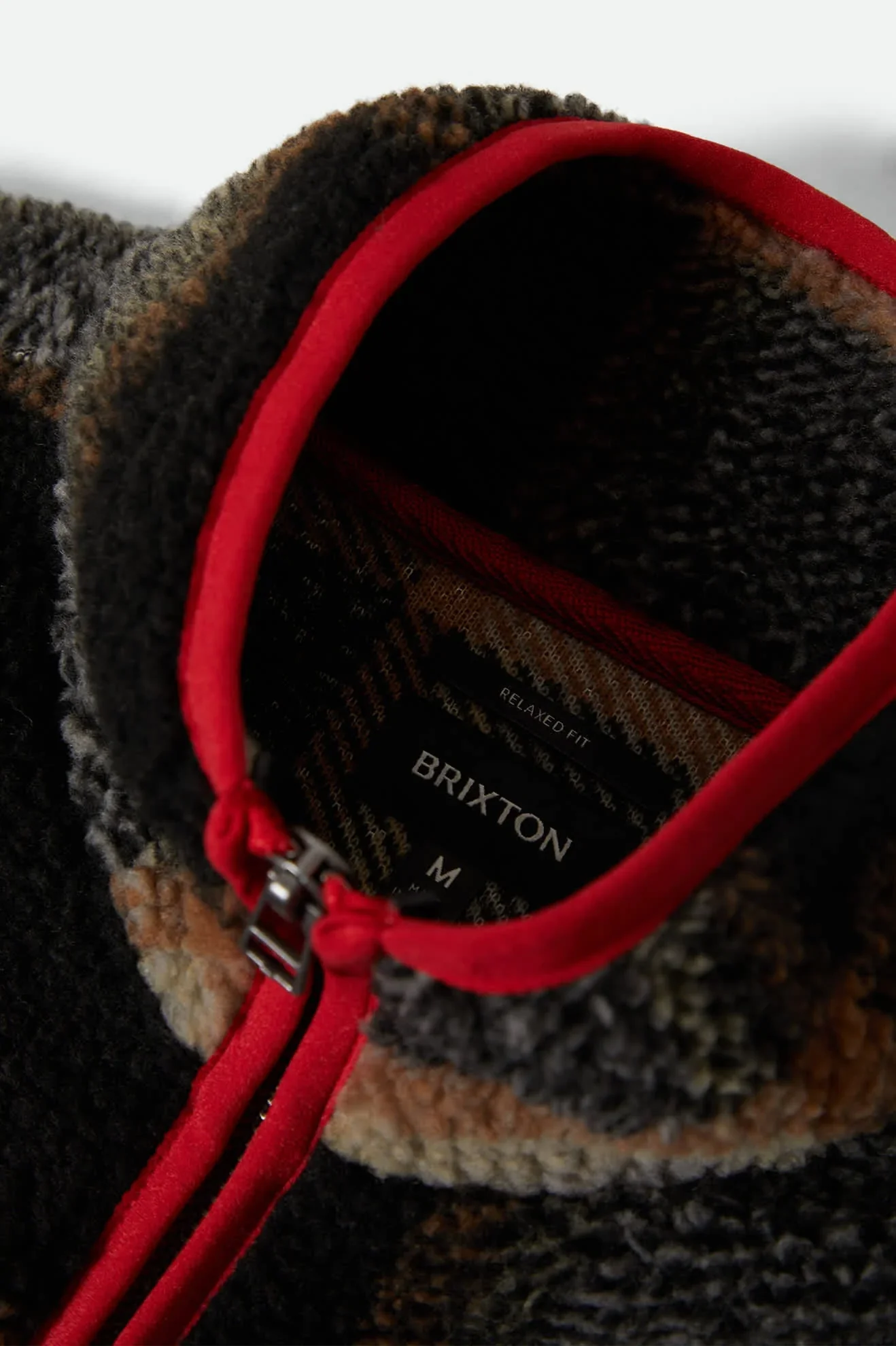 Buffalo Plaid Sherpa Zip Jacket - Image 6