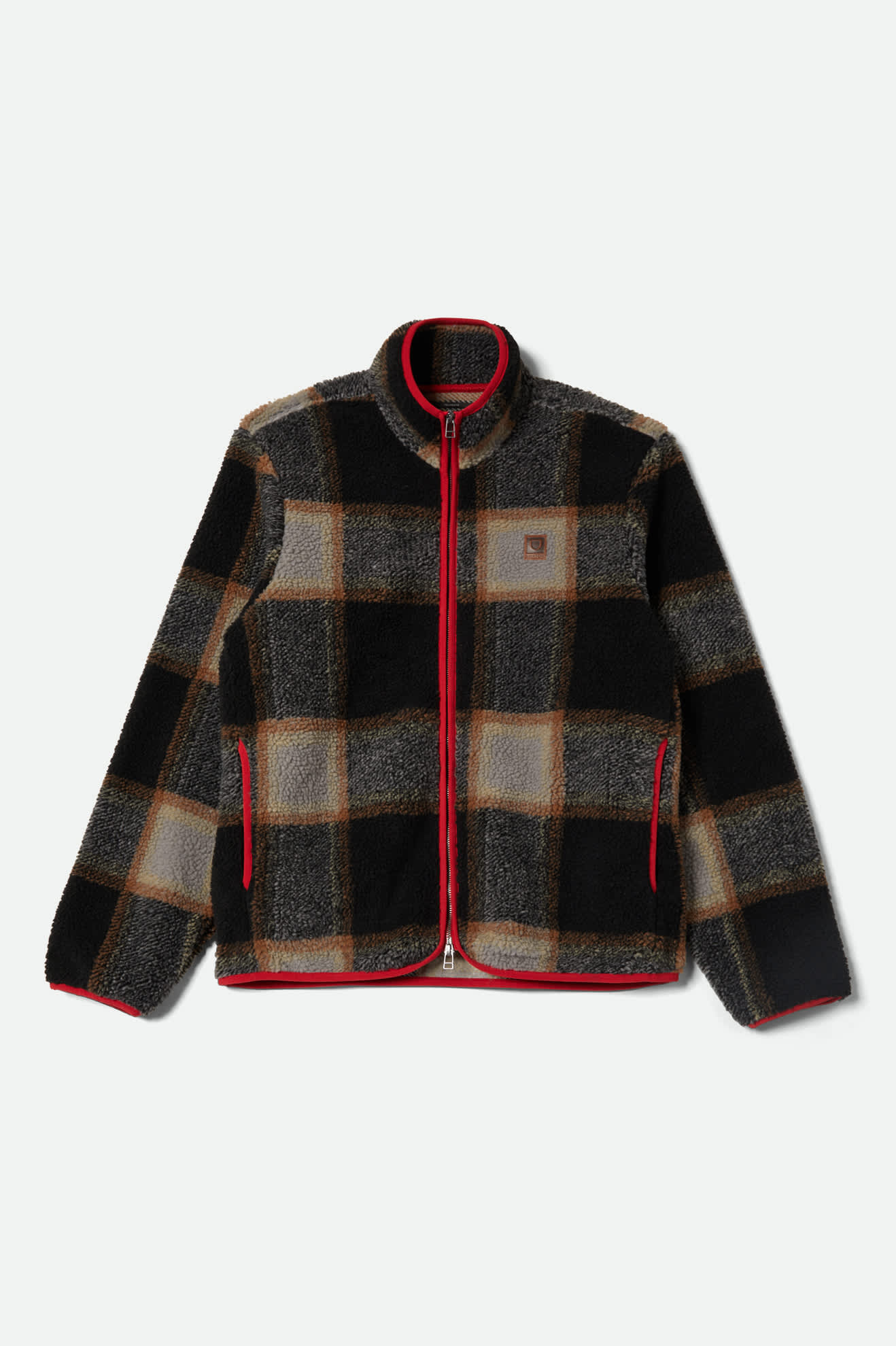 Buffalo Plaid Sherpa Zip Jacket - Image 7