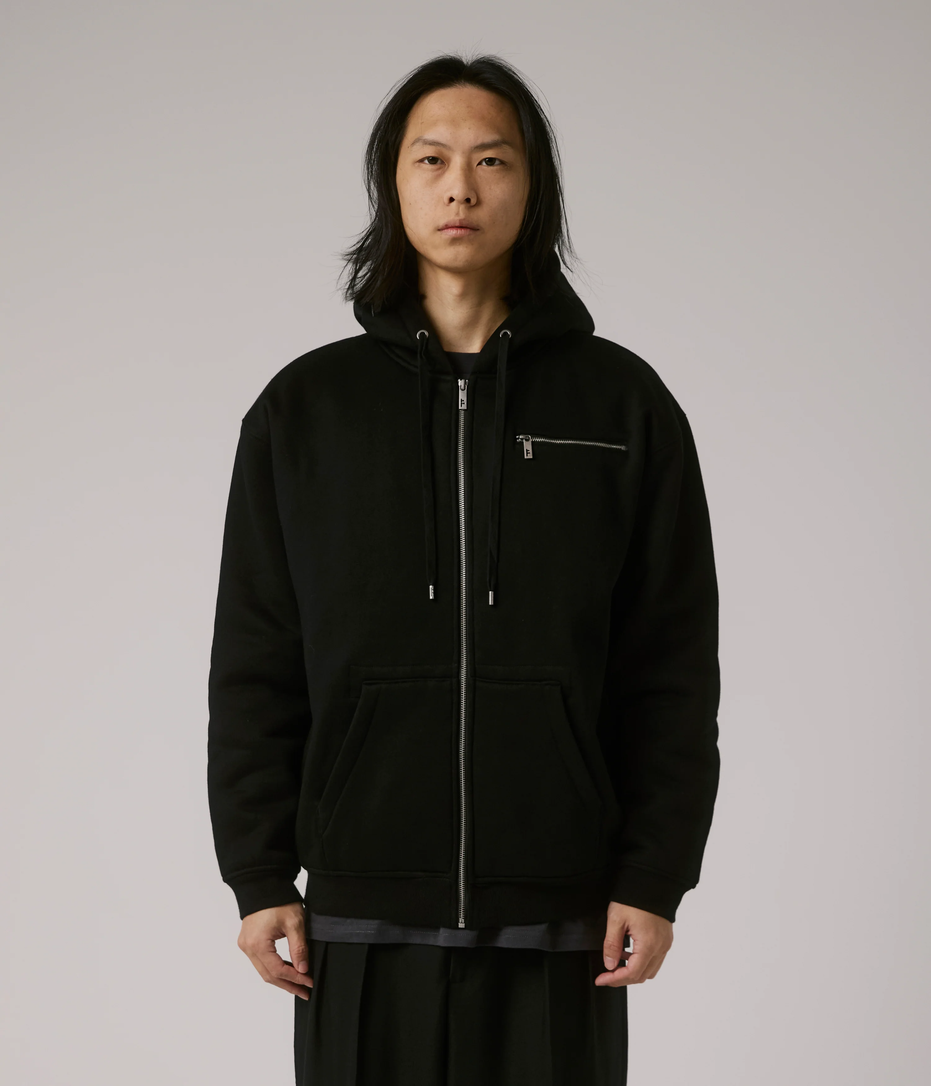CA Lined Zip Through Hoodie - Image 2