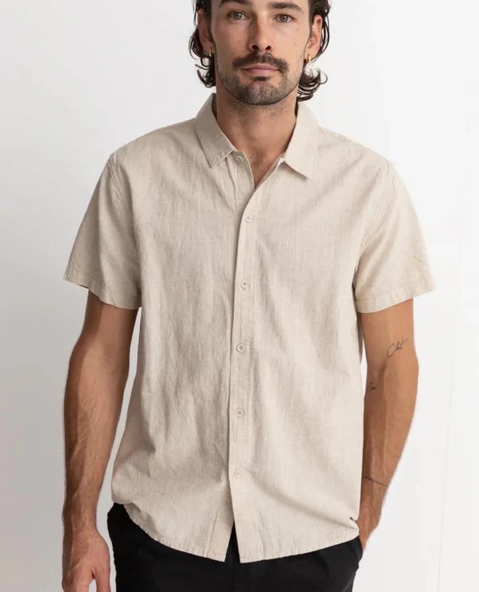 Classic Linen Short Sleeve Shirt - Image 2