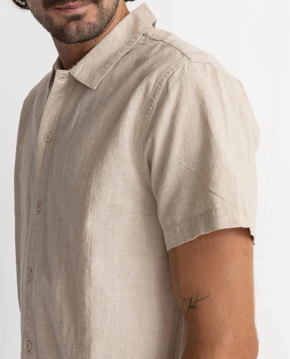 Classic Linen Short Sleeve Shirt - Image 4