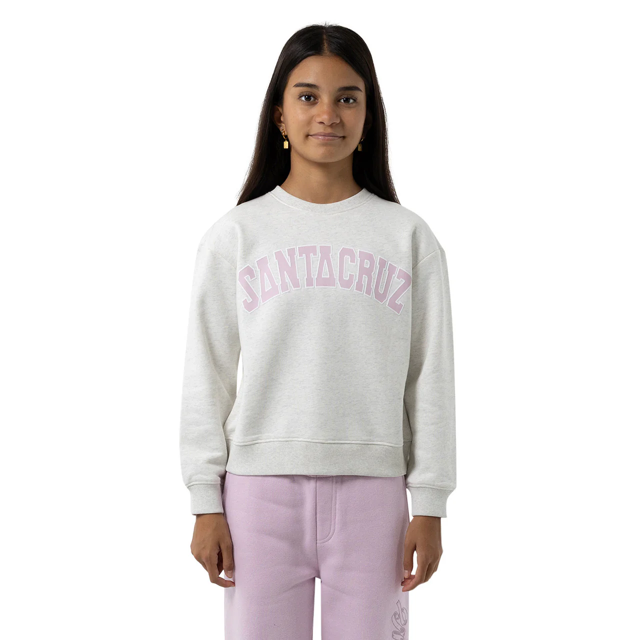 Kids Collegiate Strip Front Sweater