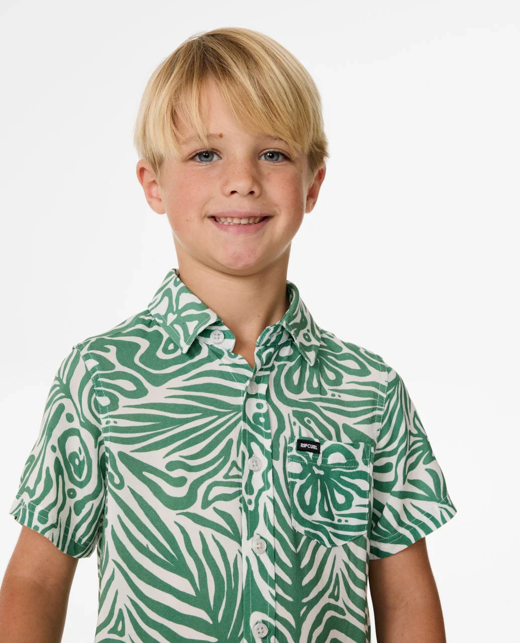 Kids Cosmic Surfing Short Sleeve Shirt - Image 3