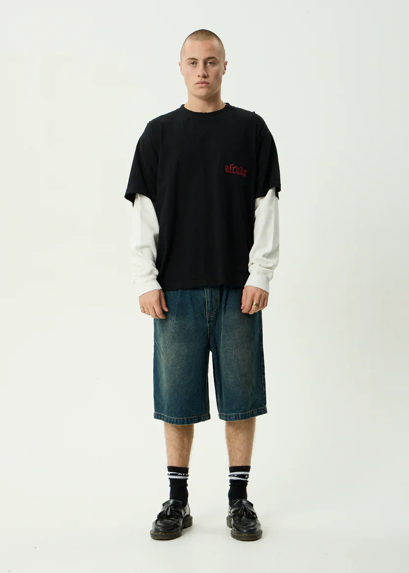 Drop Zone Layered Waffle Long Sleeve Tee - Image 5