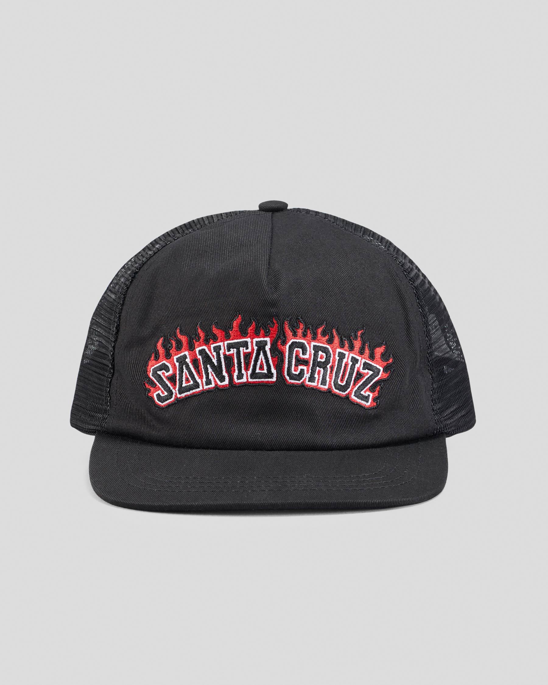 Kids Flame Collegiate Arch Trucker Cap