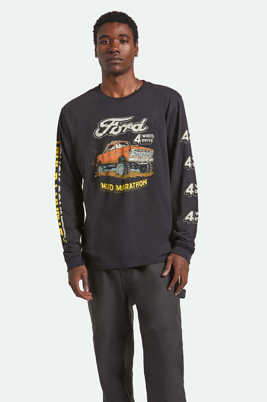 Brixton x Ford Mud Mara Long Sleeve