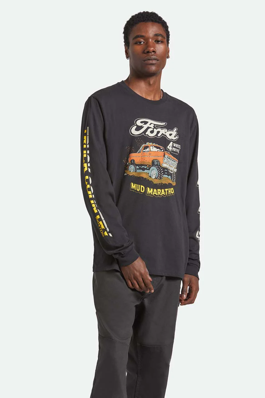 Brixton x Ford Mud Mara Long Sleeve - Image 2
