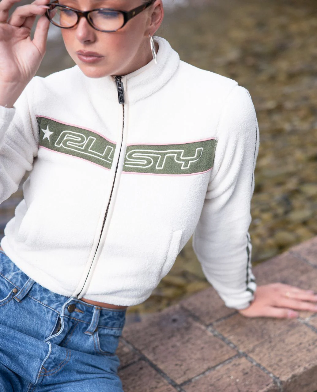 Freeway Crop Zip Through Polar Fleece - Image 5