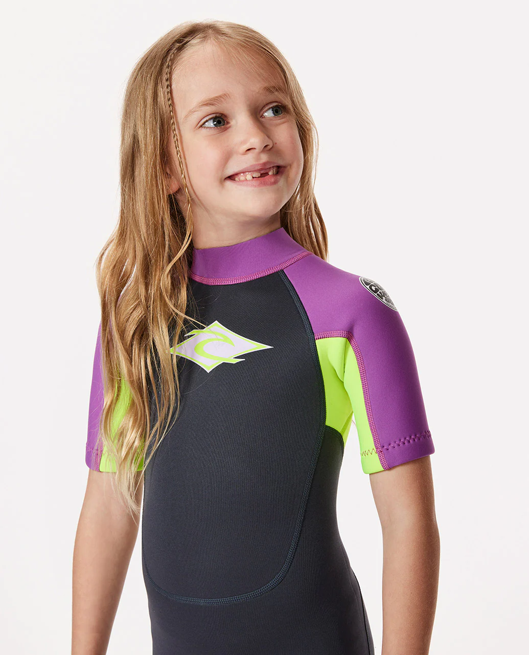 Kids Grom Omega Back Zip Springsuit - Image 3