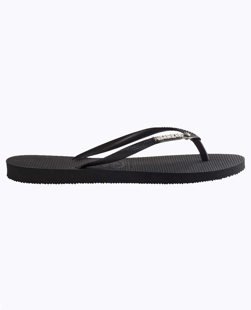 Havaianas Slim Metal Logo Thongs - Image 4