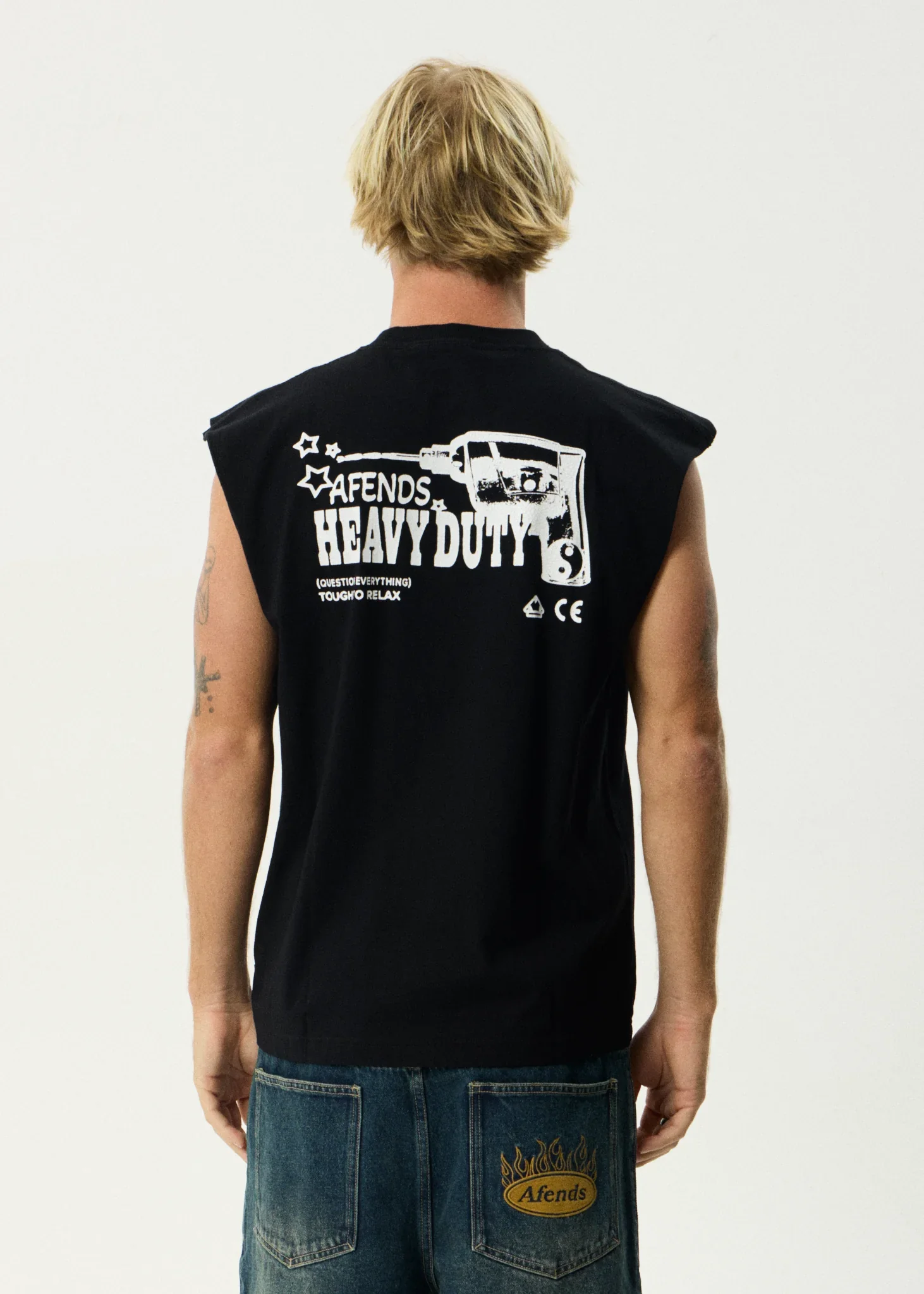 Heavy Duty Sleeveless Tee - Image 3