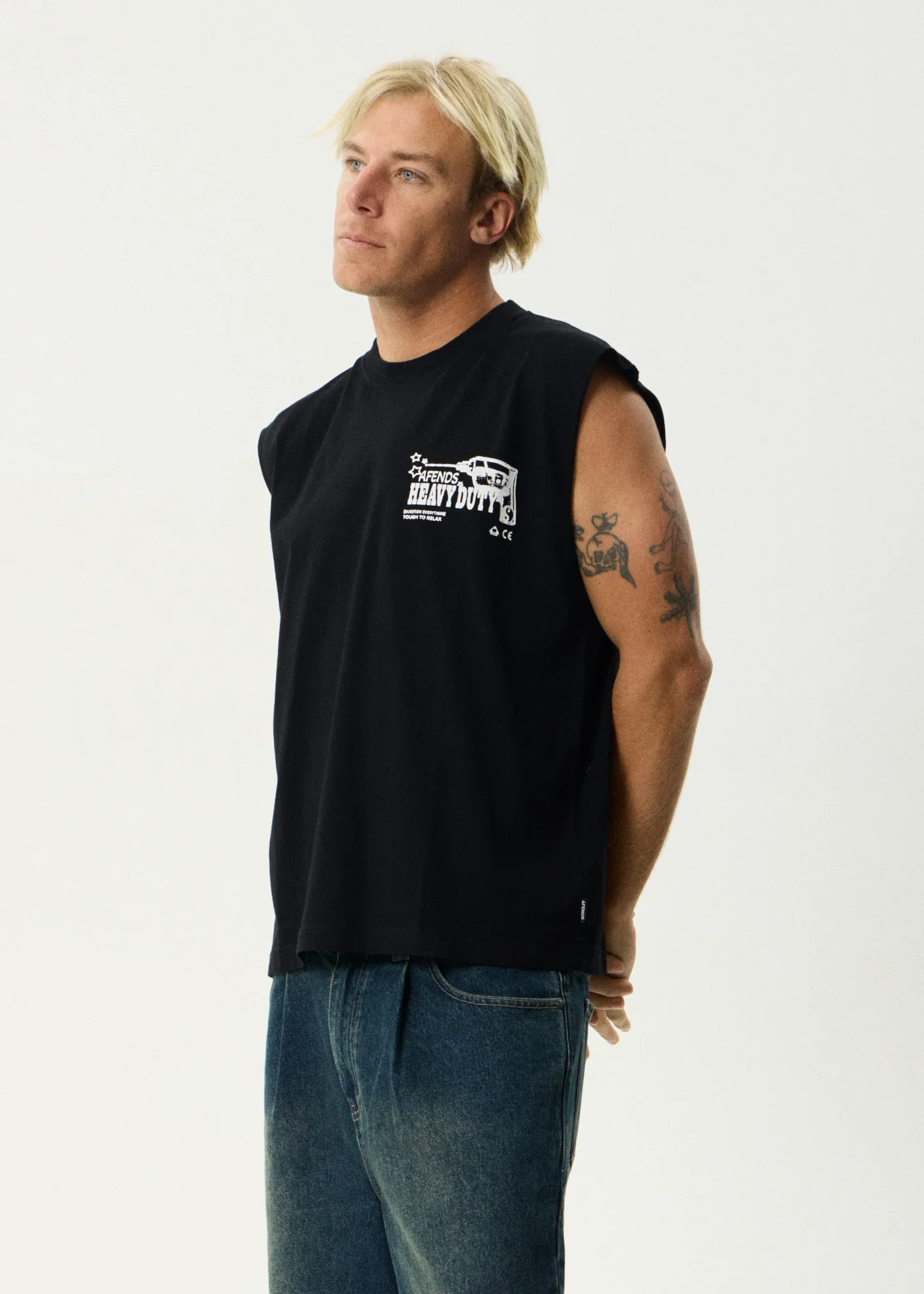 Heavy Duty Sleeveless Tee - Image 4