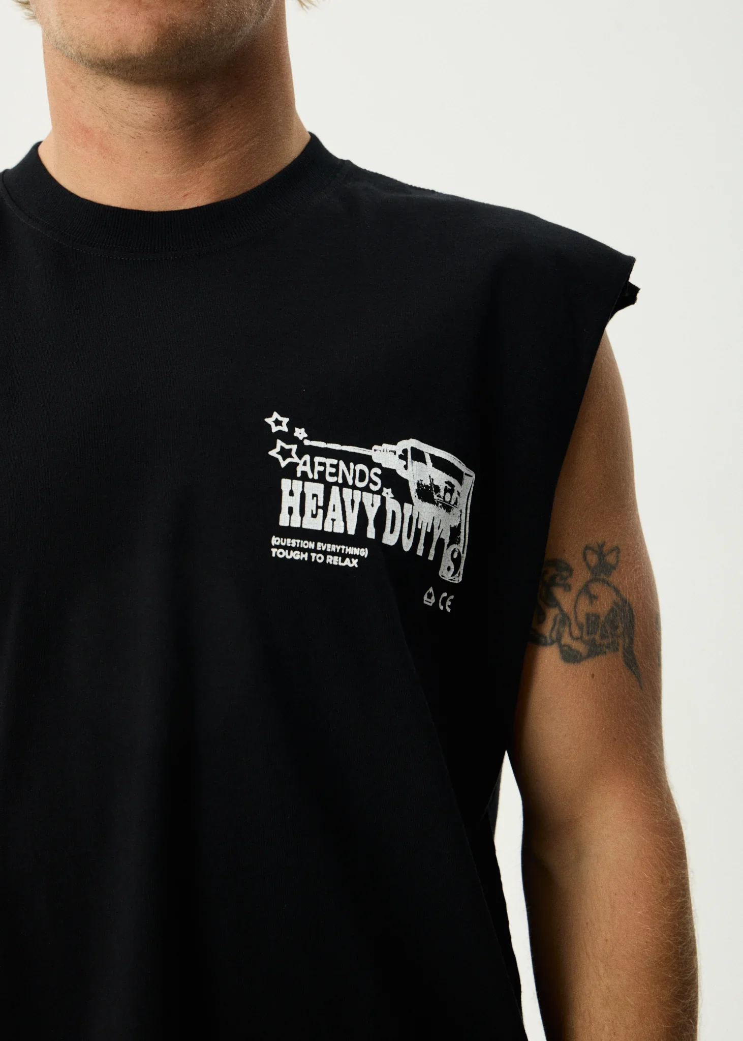 Heavy Duty Sleeveless Tee - Image 7