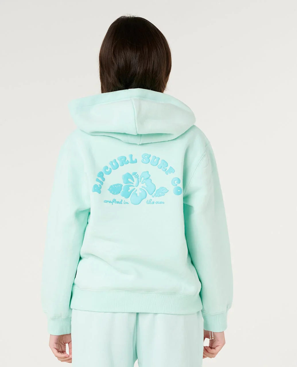 Kids Hibiscus Heat Logo Hood - Image 3
