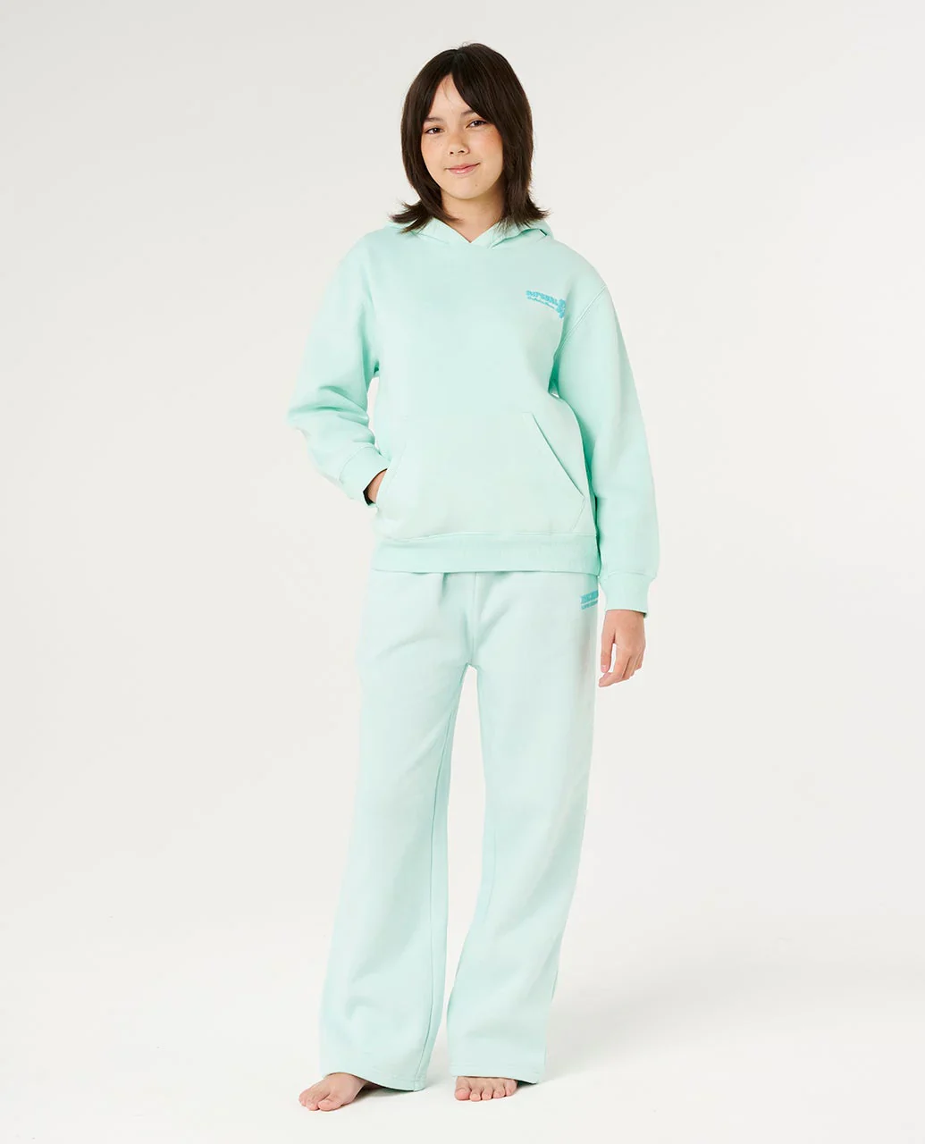 Kids Hibiscus Heat Logo Hood - Image 4
