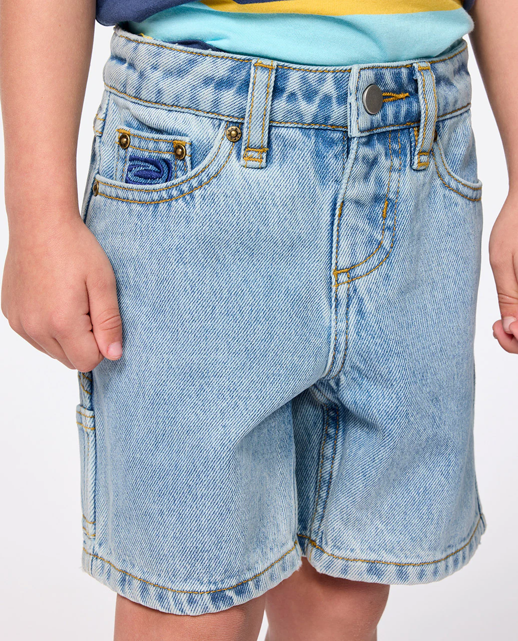Kids Hyped Up Denim Short - Image 4