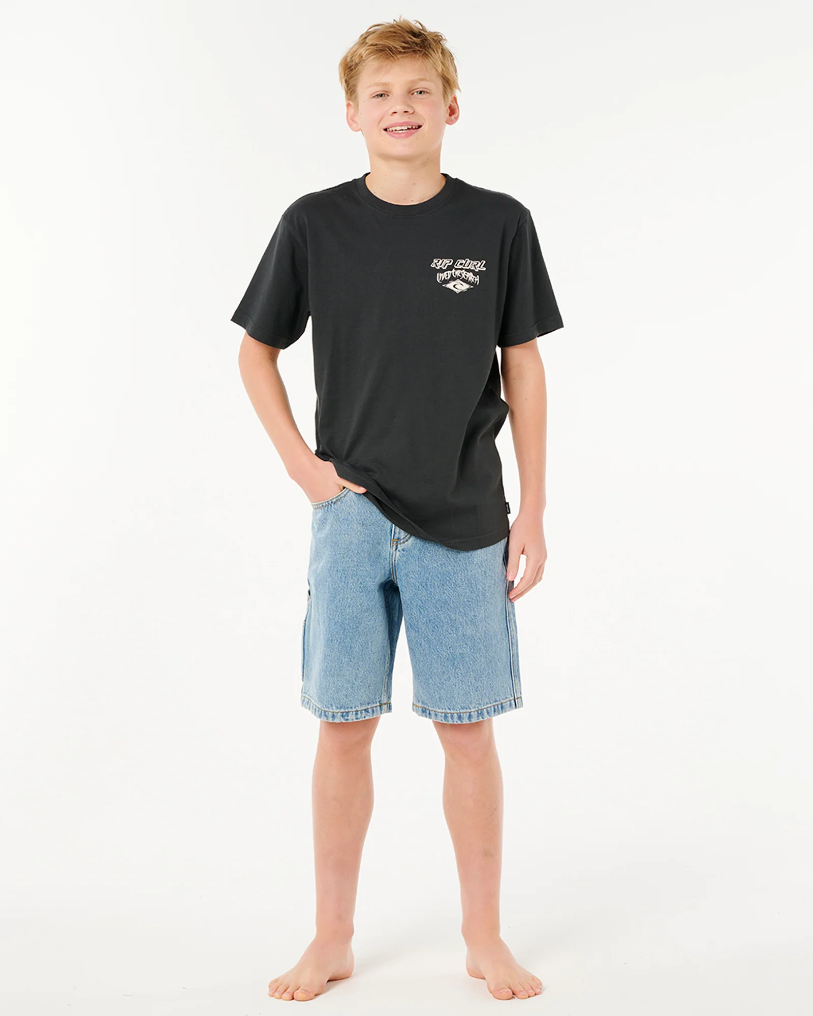 Kids Hyped Up Denim Walkshort - Image 4