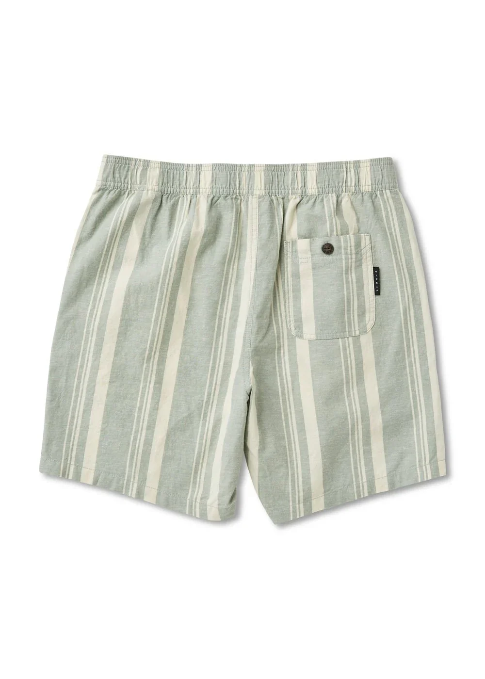 J. Linen Stripe Elastic 18' Walkshort - Image 2