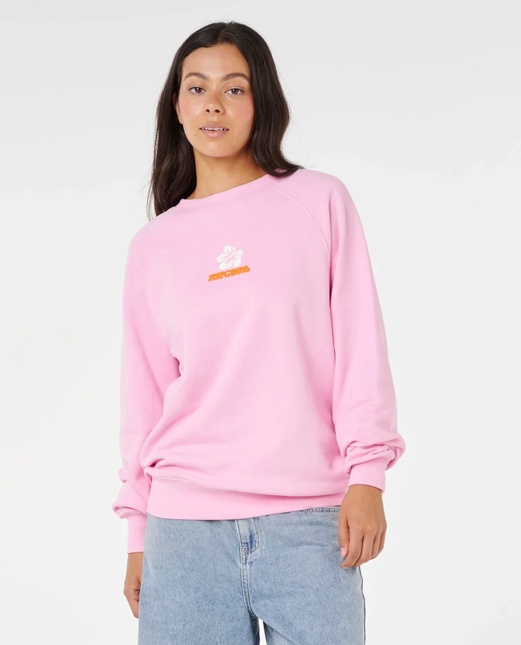 Luxe Surf Raglan Relaxed Crew