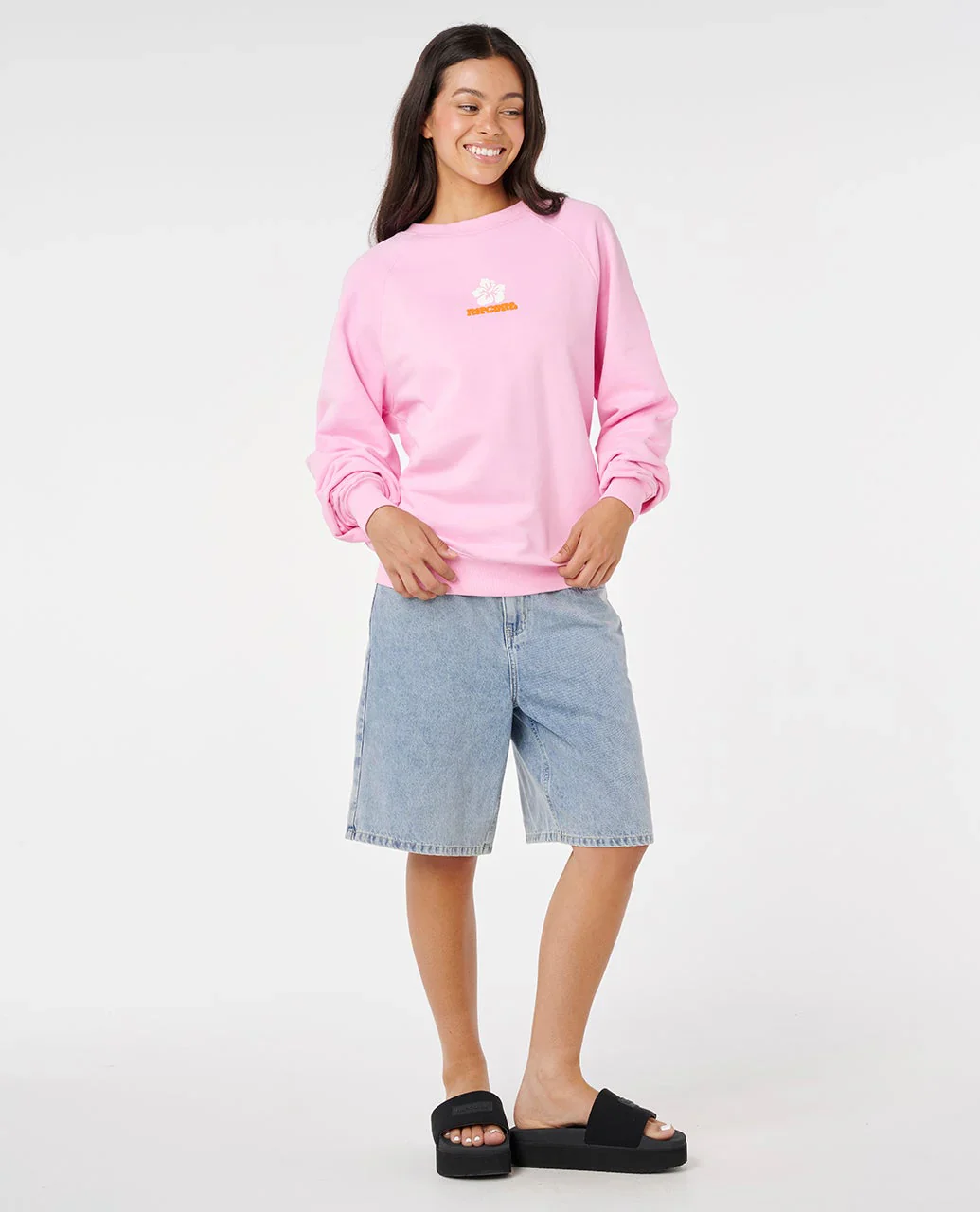 Luxe Surf Raglan Relaxed Crew - Image 5
