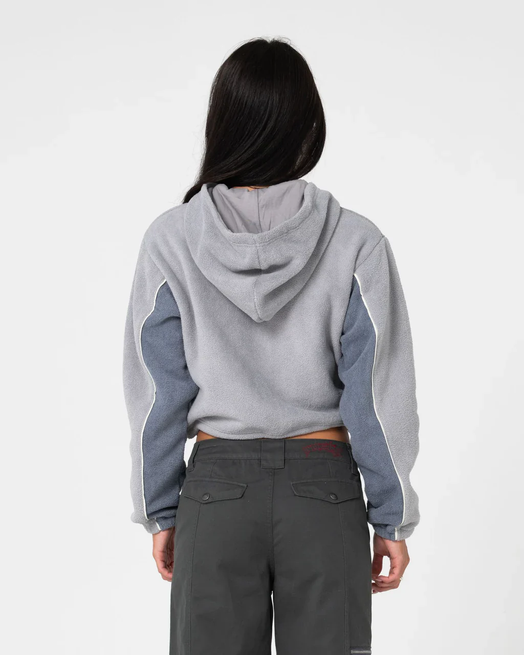 Two Tides Cropped Zip Through Polar Fleece - Image 5