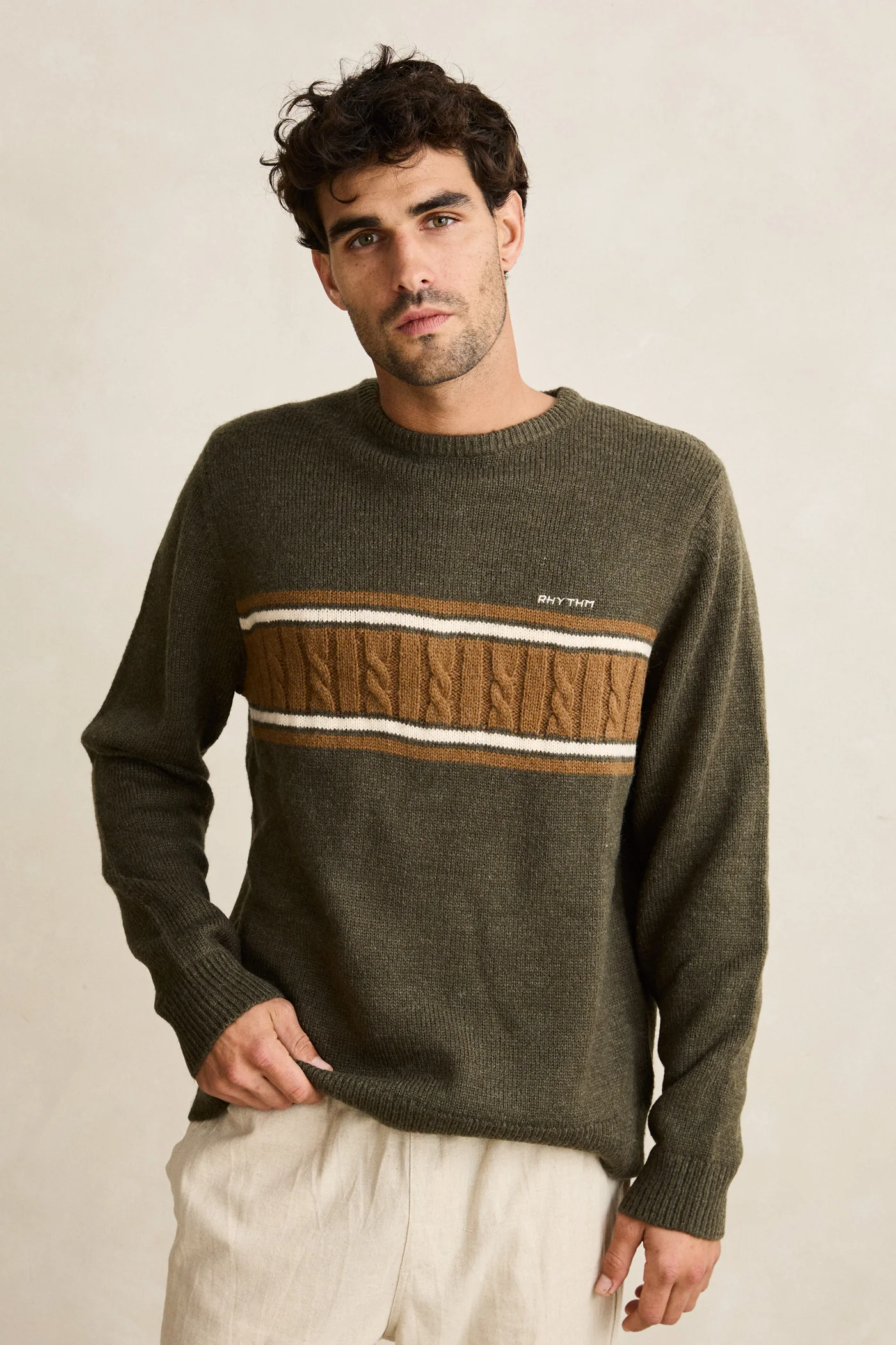 Mohair Stripe Knit