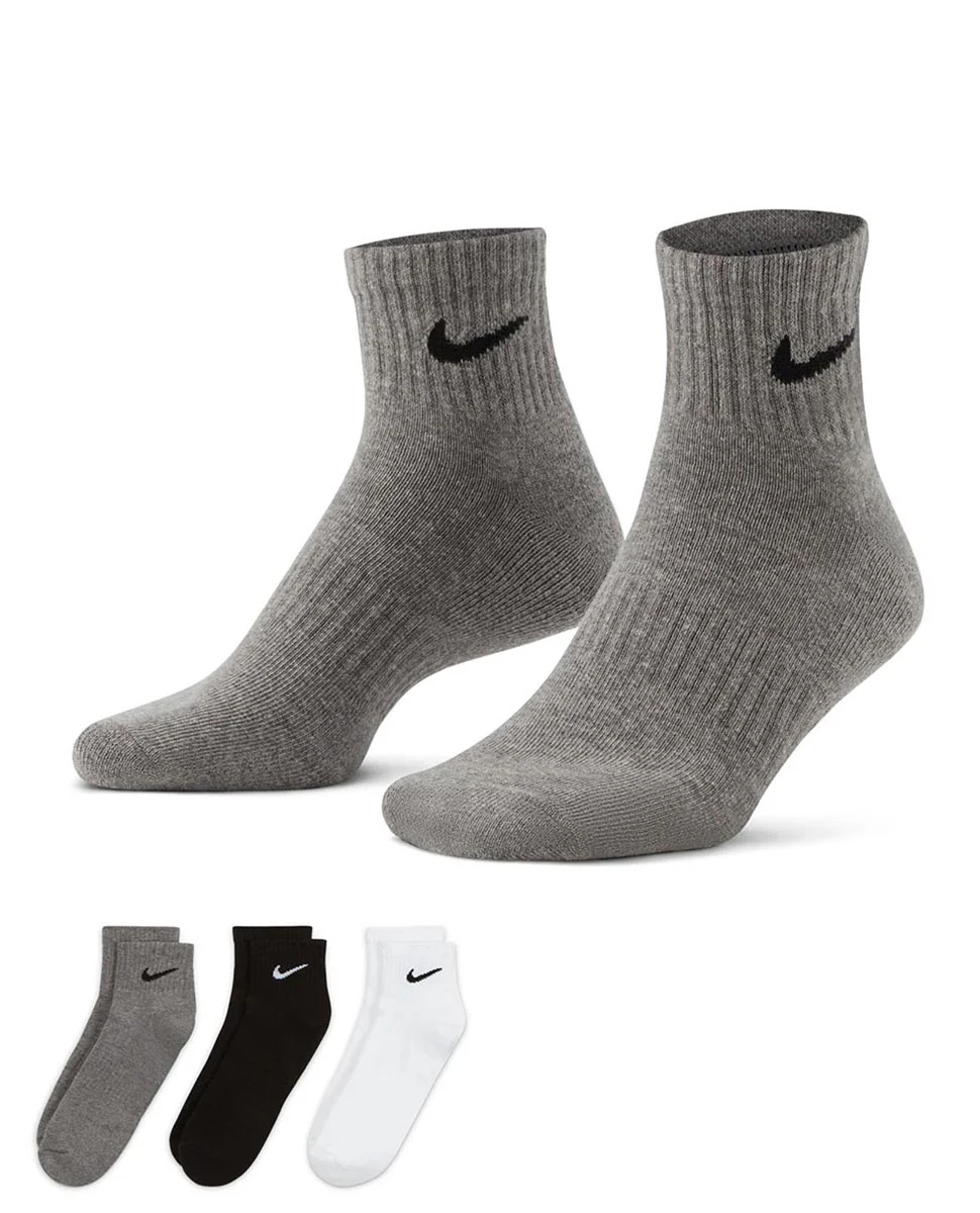 Nike Everyday Cush Ankle Sock 3 Pack - Image 2