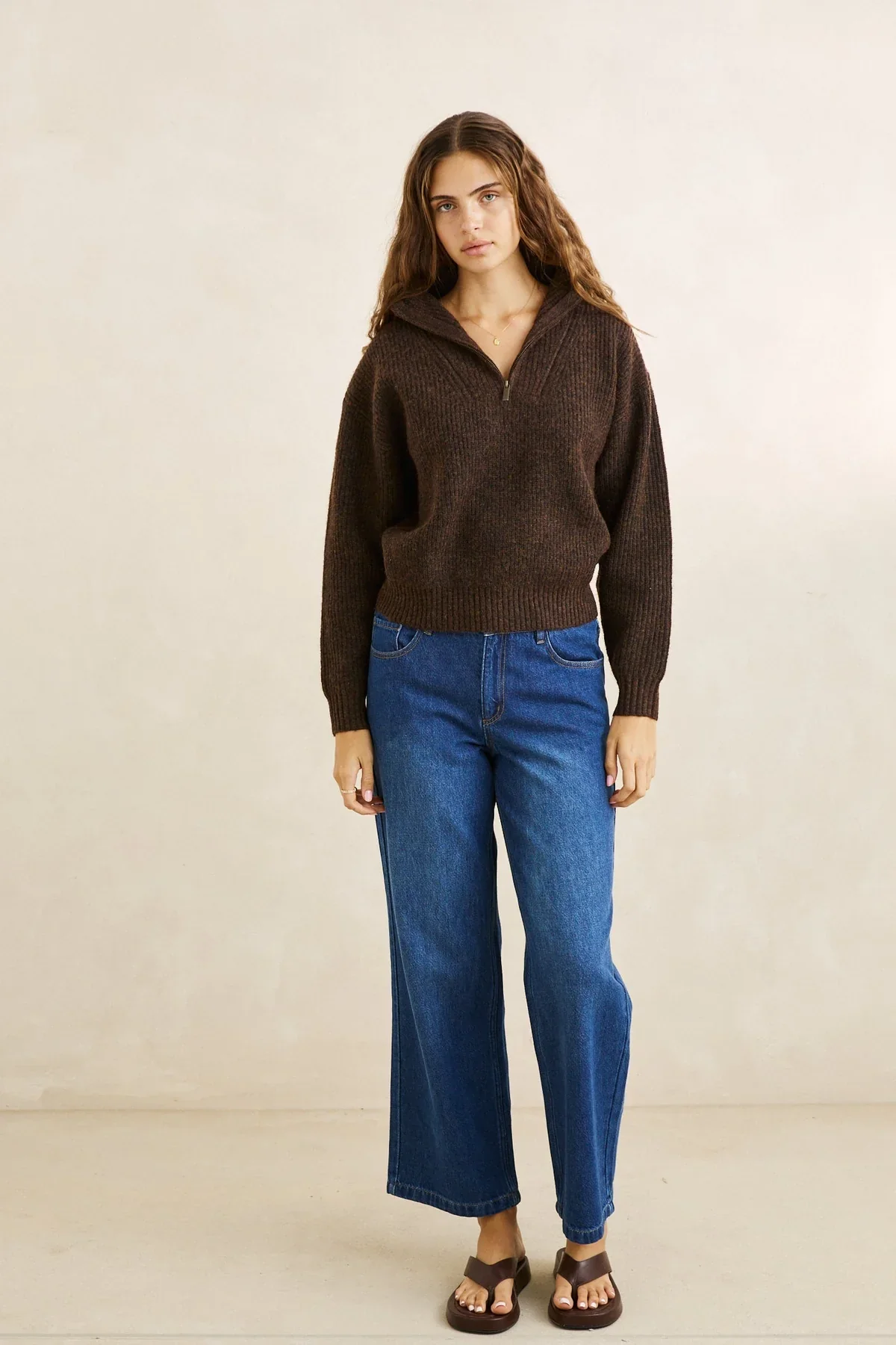 Quinn Zip Knit