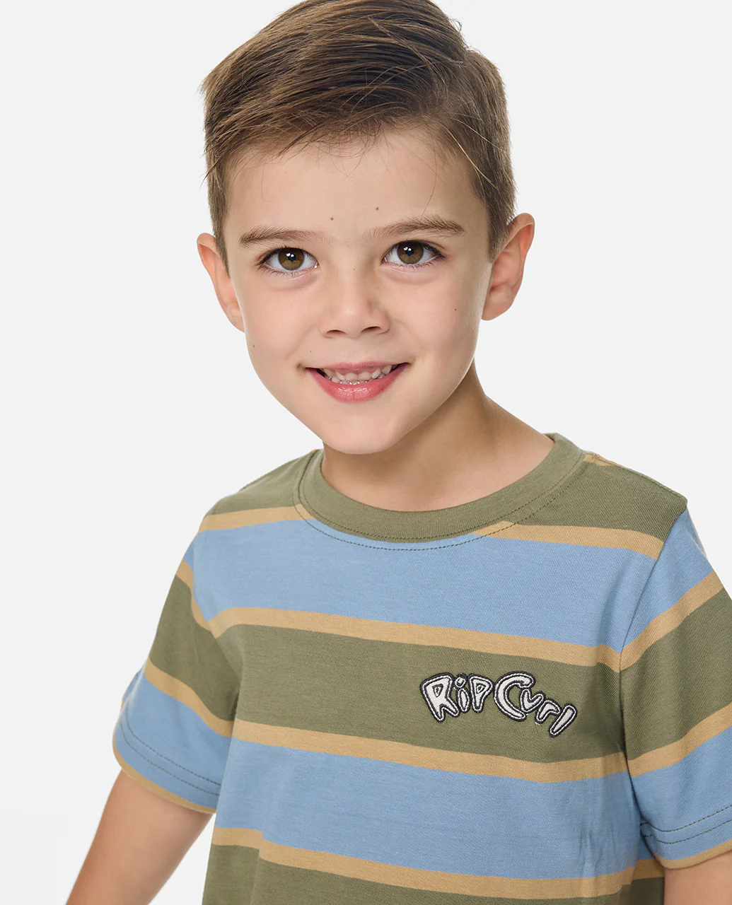 Kids Ride The Wave Stripe Tee - Image 4