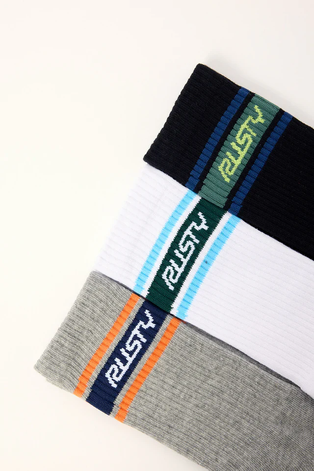 Pit Crew Mid Calf Sock 3 Pack - Image 2