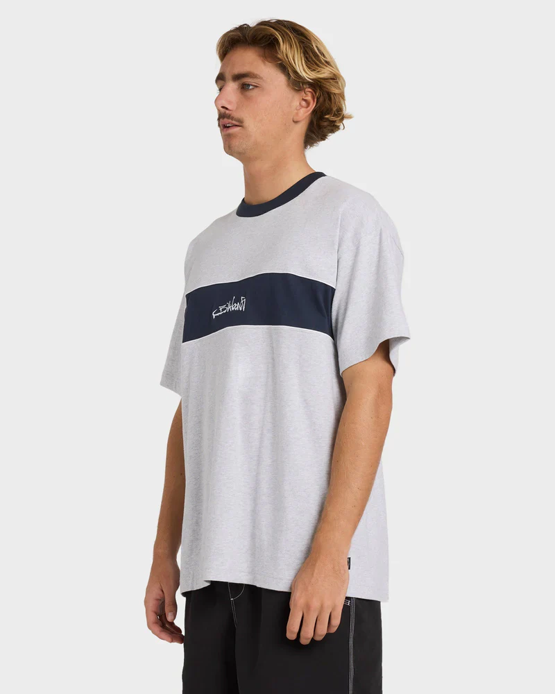 Mens Script Panel T-Shirt - Image 2