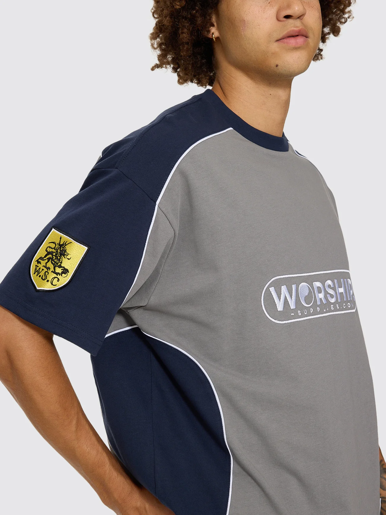 Sideline Over Sized Panel Tee - Image 6
