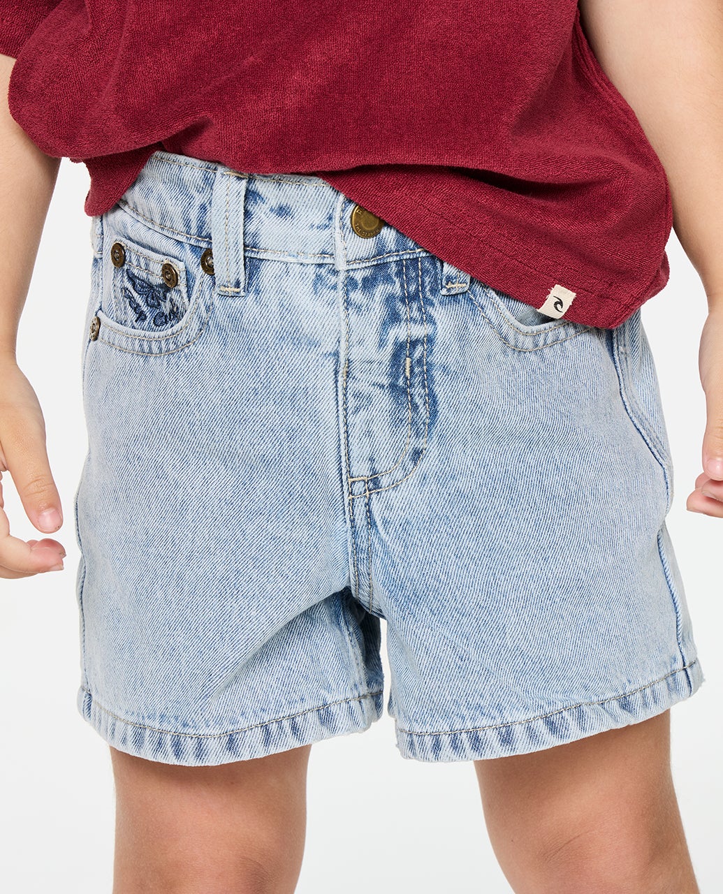 Kids Tabby Denim Short - Image 4