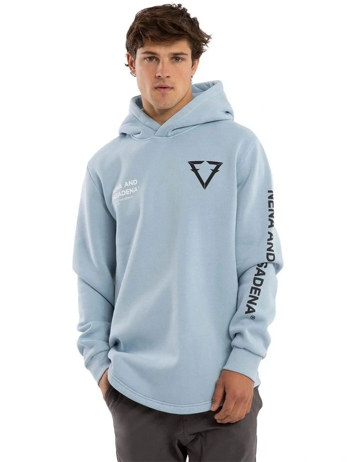 Track Dual Curved Hoodie