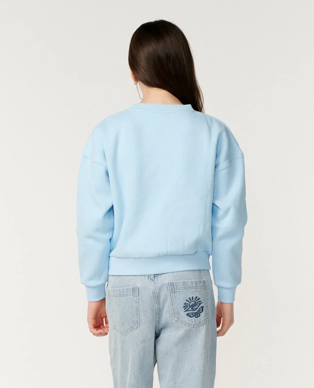 Kids Tropical Cropped Crew - Image 3