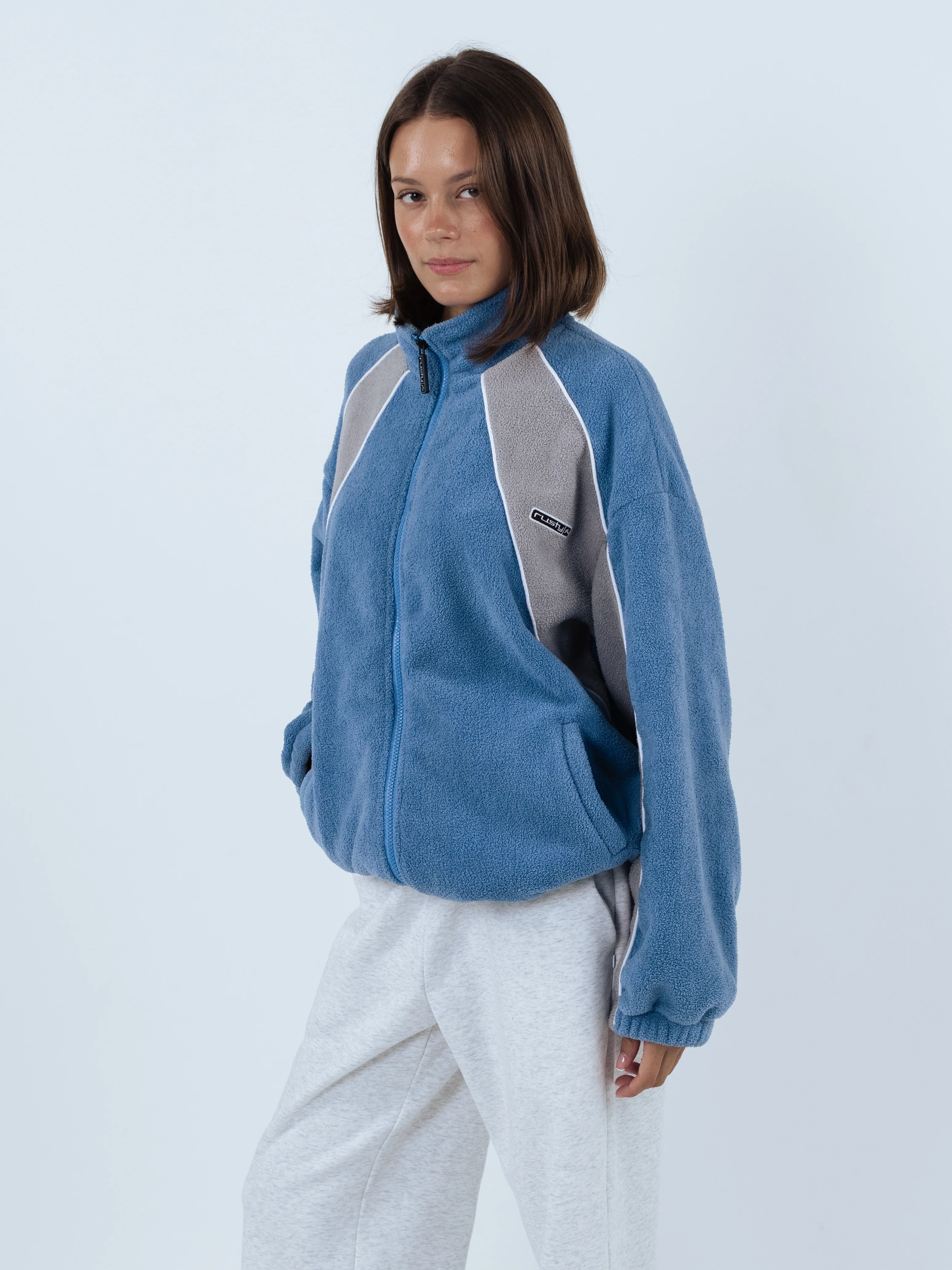 Two Tides Zip Through Sherpa Fleece - Image 3
