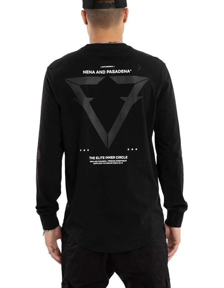Unite Dual Curved Long Sleeve Tee - Image 2