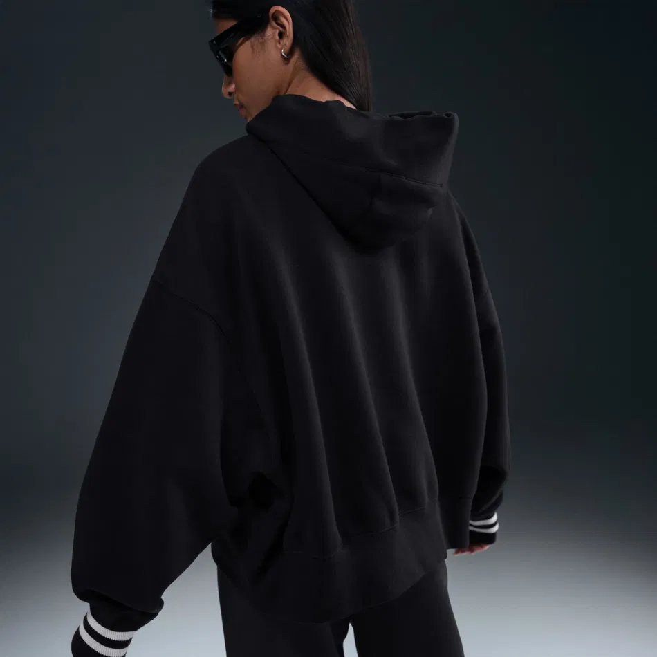 Womens Nike Oversized Graphic Hoodie - Image 5